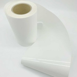 25u White Total Transfer Void Vinyl Roll For Printing Tamper Evident Label Materials