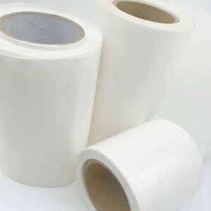 25u White Total Transfer Void Vinyl Roll For Printing Tamper Evident Label Materials