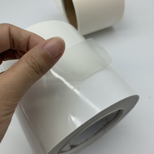 Tamper Evident Transparent Ultra Destructible Vinyl Rolls,Security Transparent Destructive Vinyl Label Materials