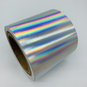 Security Plain Hologram Ultra Destructible Vinyl,Tamper Proof Holographic Fragile Sticker Paper Material