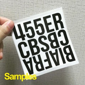 Black&White—Custom Eggshell Stickers