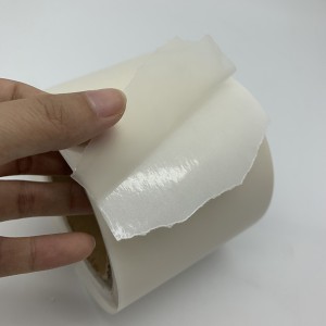 Tamper Proof Semi-transparent Ultra Destructible Vinyl Rolls For Label Printing Materials