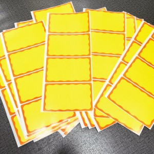 Pumpkin Blank Eggshell Sticker