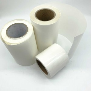 Tamper Evident Glossy White Non Transfer Void Label Material,36u Matte White No Residue Void Vinyl Roll For Security Sticker Printing